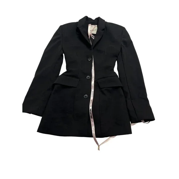 House of CB Amia Blazer Mini Dress in Black